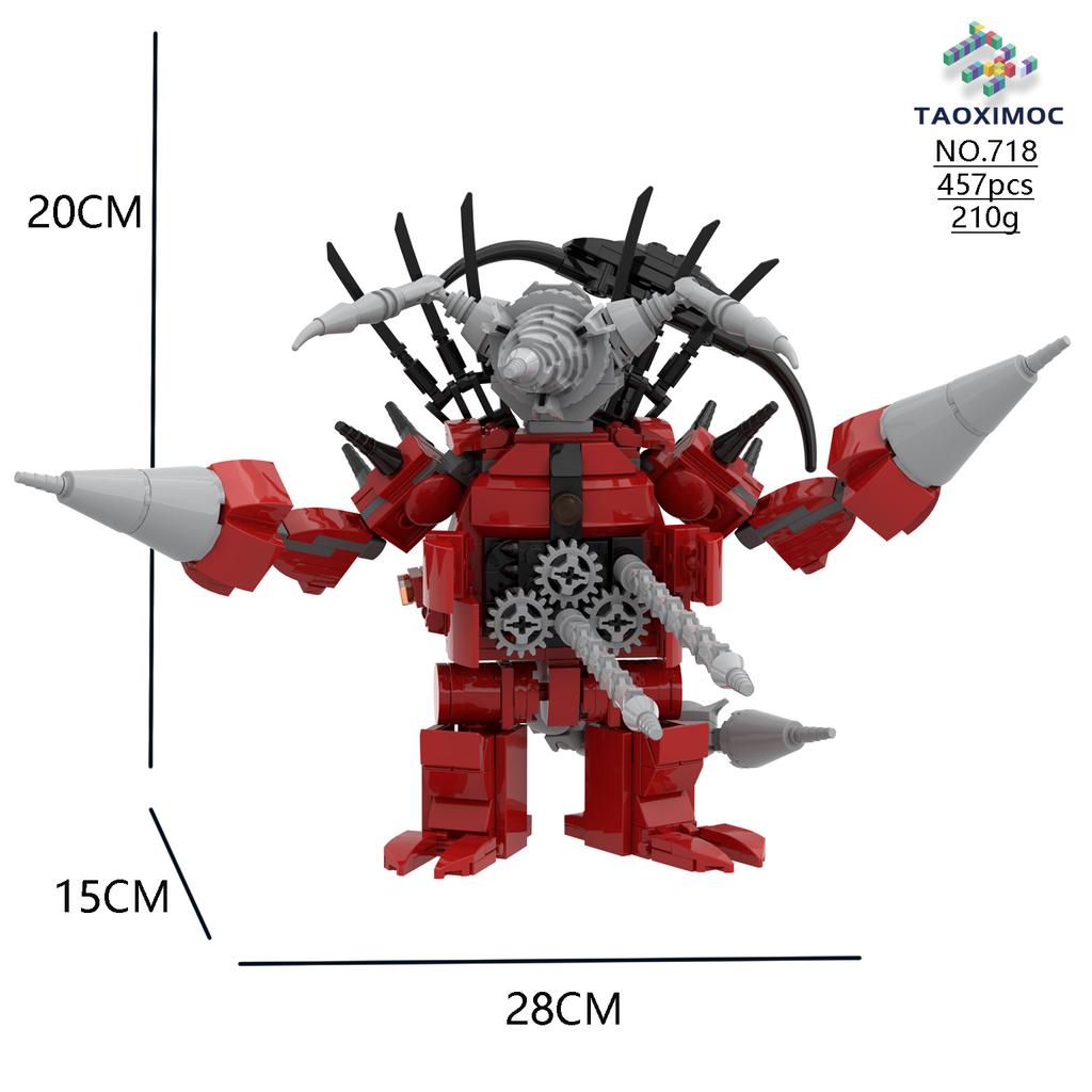 Skibidi Toilet Titan Tv Man Speakerman Horror Game Bosses Camara Building Block Cartoon Doll Model Kids Birthday Halloween Gift