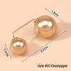 Classic Minimalist Pearl Pin Brooch – Invisible Anti-Exposure Waist-Gathering Accessory