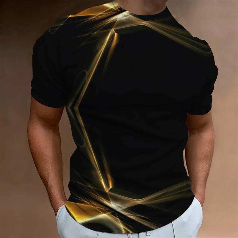 Fashion Pattern 3D Print T-Shirts Men's Short Sleeve Tops Summer Casual Street O-neck T Shirt Vintage Personality Mens Tees