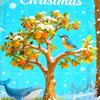 Advent Calendar 2025 24-Day Christmas Countdown Calendar with 24 Animal Ornaments Rustic 2D Acrylic Animal Hanging Decoration for Home Party Decor