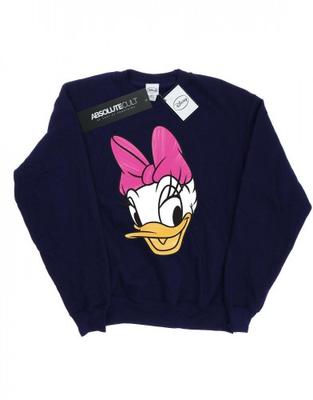 Girls Daisy Duck Head Painted Sweatshirt