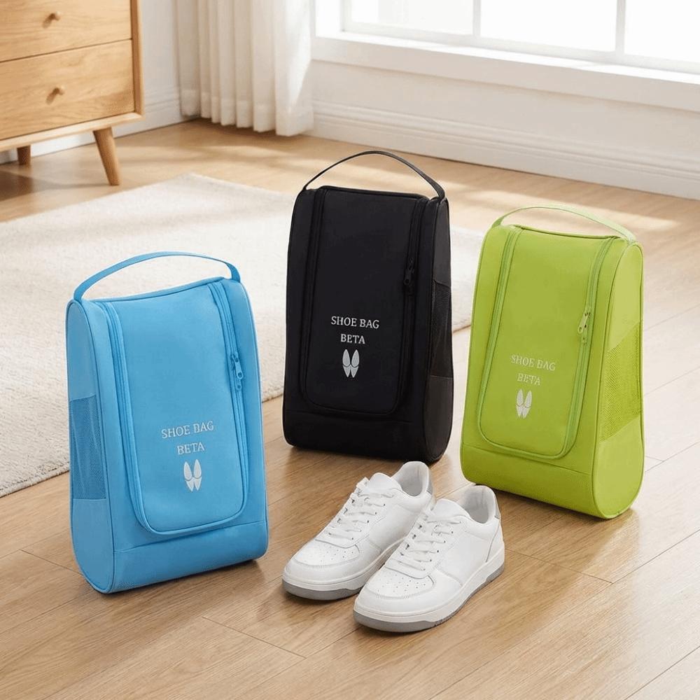 Hand-Held Travel Shoe Bag Breathable Football Boot Bag Durable Golf Shoe Bag Outdoor
