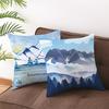 Ins Homewares Dusk Trees Sofa Car Pillow Cover Office Cushion Cover