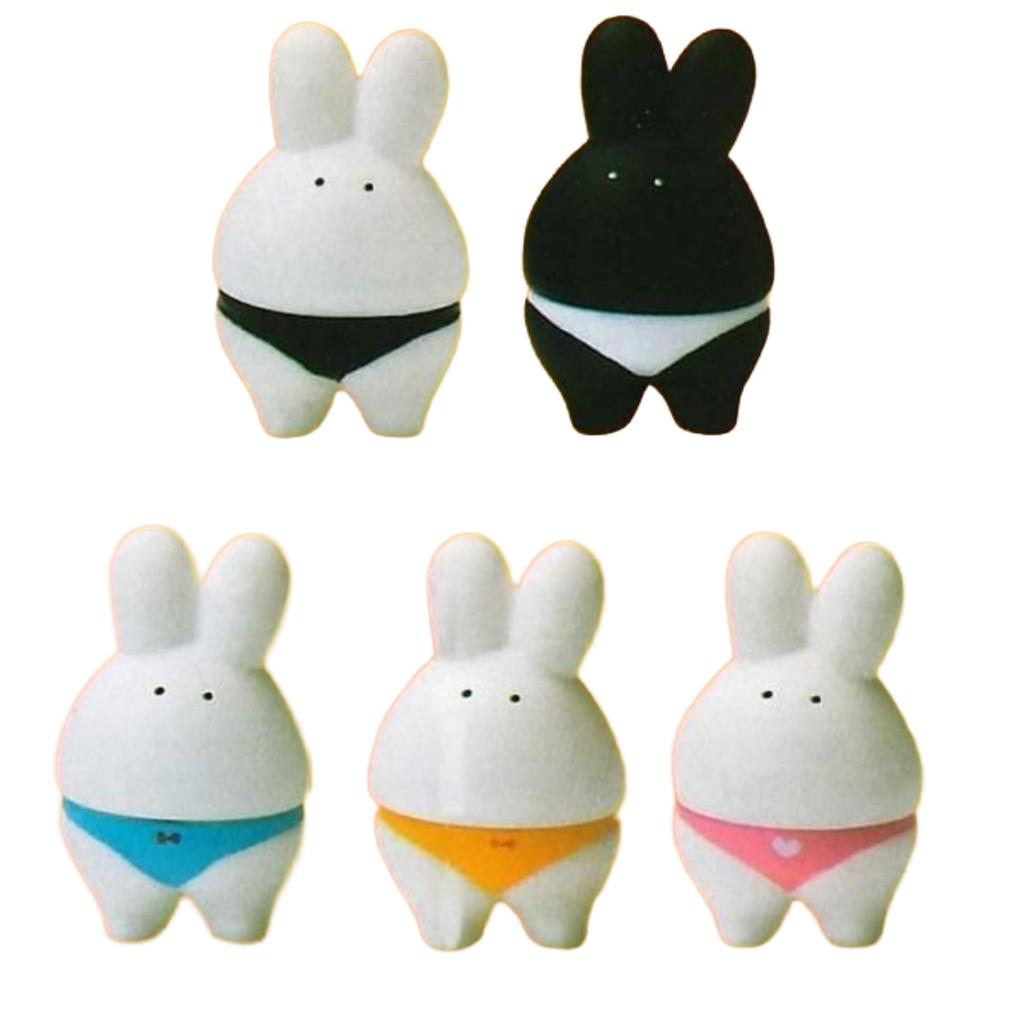 Yell Bunny Pants x Complete Set of 5 Types Capsule (Gachapon Toy)