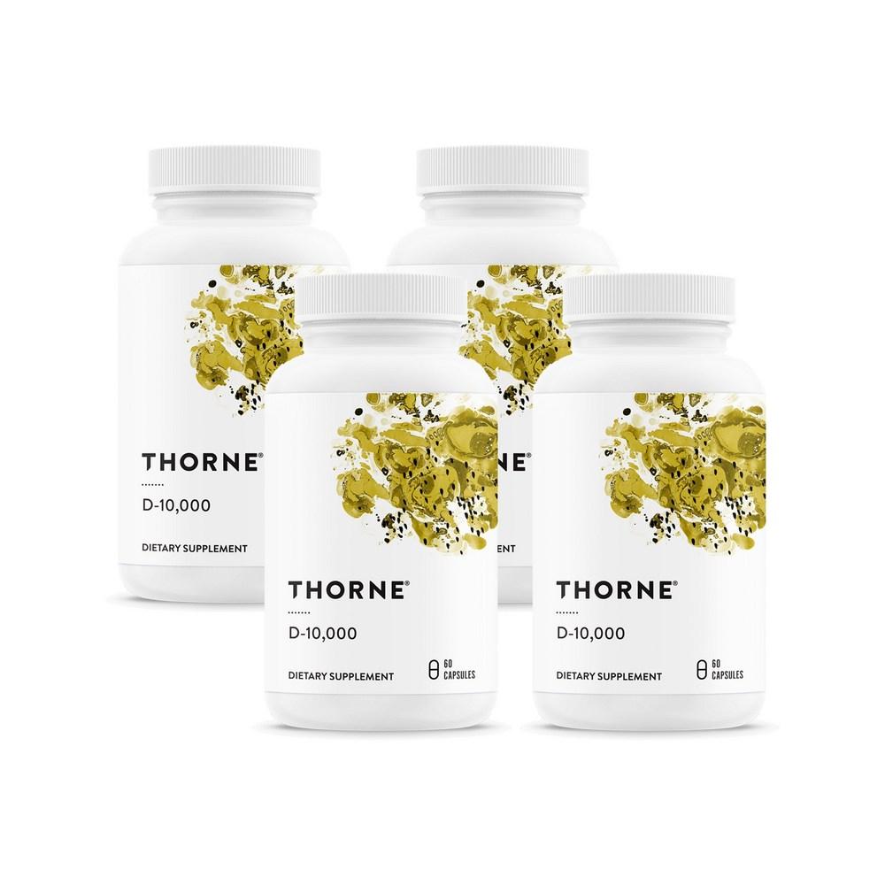 Thorne Research D 10000 Vegetarian Capsules 60 Tablets (4 Pcs)
