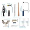 Jewelry Making Tool Jewelers Measuring Stick Mandrel Ring Sizer Gauge Set