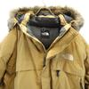 The North Face Down Jacket Beige Outdoor Hooded Men's Used