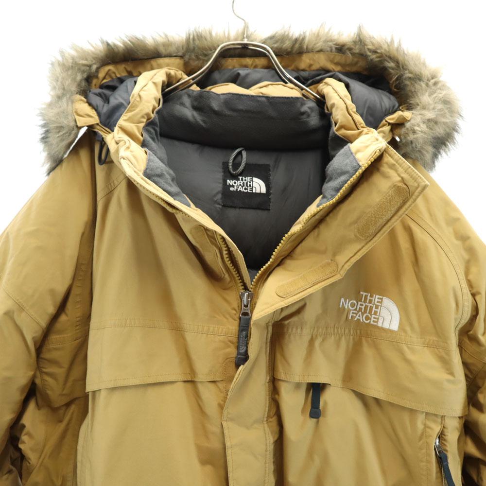 The North Face Пуховик бежевый Уличный с капюшоном Мужской Б/У
