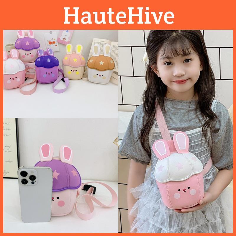 Cute Bunny Shaped Children Chest Bag Kindergarten Kids Snack Crossbody Bag