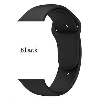 Sport Band For Apple Watch Series 1 2 3 4 5 SE 6 Wrist Strap Soft Silicone for 38mm 40mm 42mm 44mm