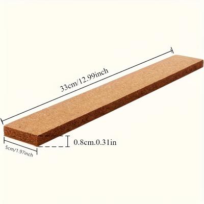 1/5pcs Cork Board Strips Self Adhesive Small Cork Board for Wall Desk Home Classroom Office for Paste Notes Photos Schedules