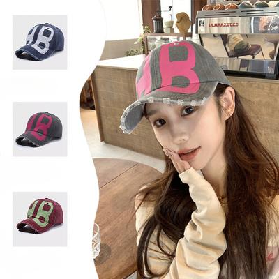 Spring and Autumn Hats Graffiti Print Baseball Cap Letters Casual Fashion Sun Visor Baseball Cap