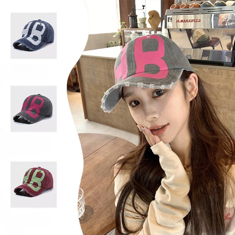 Spring and Autumn Hats Graffiti Print Baseball Cap Letters Casual Fashion Sun Visor Baseball Cap