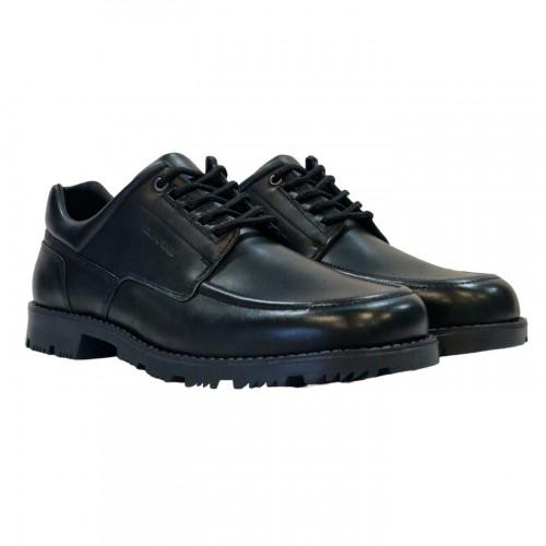Nicholas Deakins Mens Leather Moc Toe Shoes