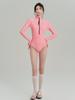 Women's Long Sleeve One-Piece Slimming Surf Swimsuit
