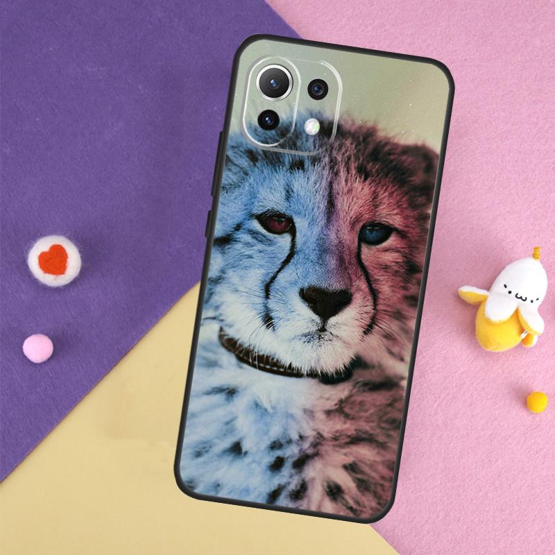 Cheetah Panther Snow Cheetah Case For Xiaomi 15 13 14 Ultra 14T 11T 12T 13T Pro POCO X7 Pro X3 X5 X6 F5 F6 M6 Pro Cover
