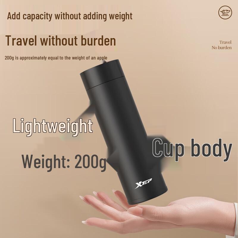 Xtep Изолированная портативная бутылка для воды из нержавеющей стали 460ml