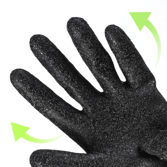 1/2Pcs Fishing Gloves with Magnet Release Anti-Slip Textured Grip Puncture Resistant Waterproof Catch Fish Gloves