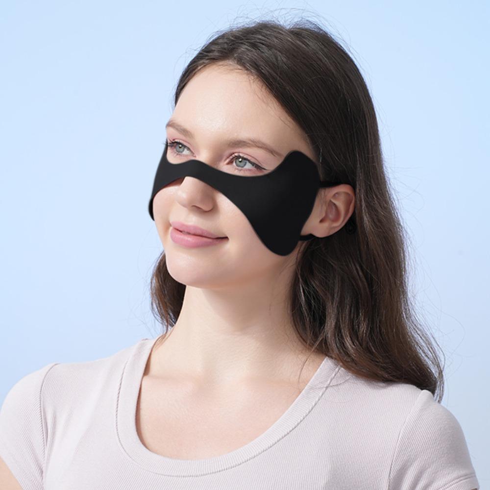 

Солнцезащитный шарф для лица, маска из ледяного шелка, солнцезащитная маска, тонкая маска для лица, летняя маска для лица, для улицы чёрный
