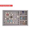 Jewelry Organizer Velvet Jewelry Storage Tray Display Holder Ring Bracelet Necklace Storage Box Showcase Drawer Organizer Trays