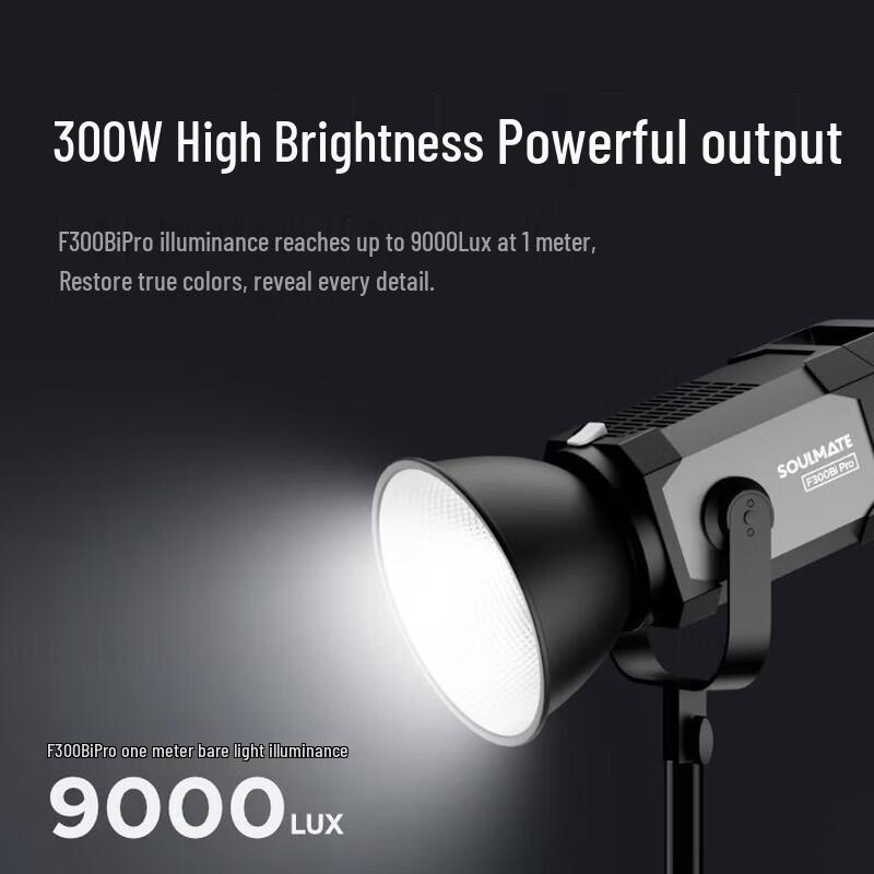 SOULMATE F200Bi Pro 200W Bi-Color COB LED Video Light