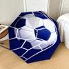 1pc Soccer Goal Pattern Umbrella Design Automatic Opening and Closing Umbrella, High-quality Travel Umbrella,  C1128217