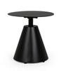 Bolzano Acri Garden Coffee Table Black Ø50 - 49.5H