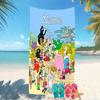 Customizable personalized beach towels Barbapapa themed designs.Suitable for the beach, yoga, sports;ideal as beach accessories