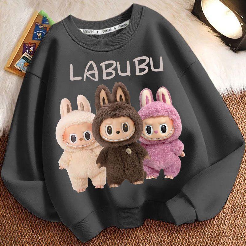 

Милые детские худи, модные худи свободного кроя с длинными рукавами для мальчиков и девочек на весну и осень 140