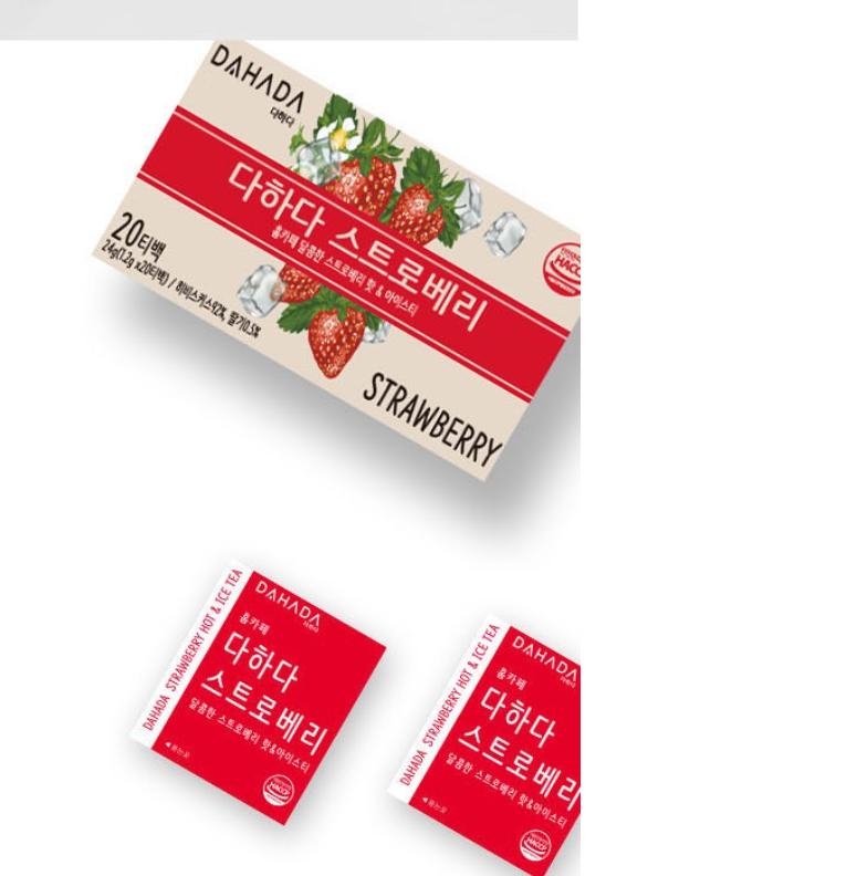 Dahada Strawberry Tea Bag (20pcs / 100pcs)