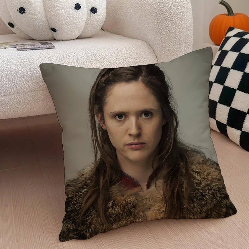 EEmily Cox Cushion Cover Throw Pillow Cover Hidden Button Durable Polyester Chair Cushion