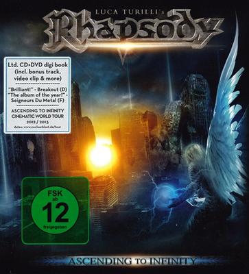 CD LUCA TURILLI'S RHAPSODY - Ascending To Infinity 2736128570 Nuclear Blast 2012 Europe Rock Used