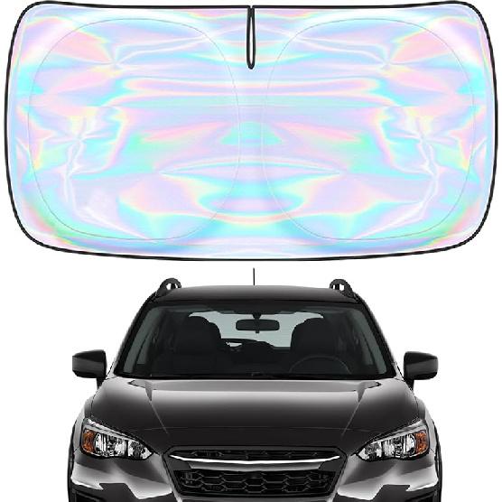 Windshield Sun Shade Cover For Kia Forte -2025 - Sunshade Compatible With Kia Forte Foldable Front Window Sunshade Sun Visor Protector Block UV Rays