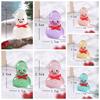Cartoon Mini Snowman Ornament Glow in Dark Luminous Snowman Statue  Micro Landscape Ornaments