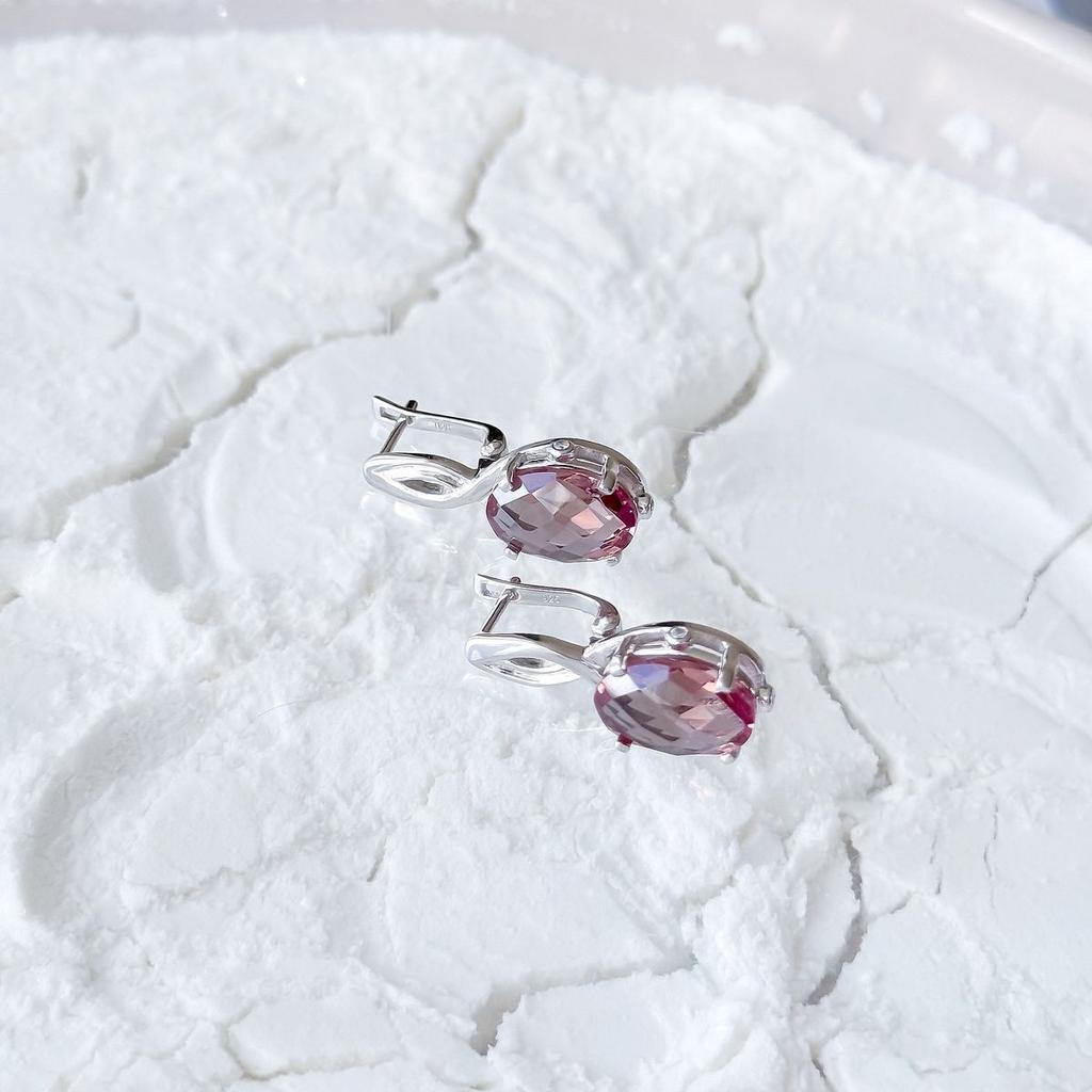 Silberohrringe mit Sultanit Sultanit 3,838ct (2163930)