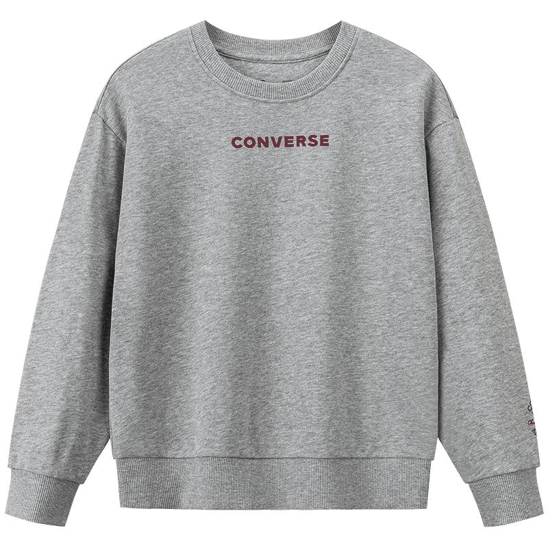 Converse Unisex Kids  Cotton Sweatshirt with Vintage Back Print 4