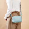 Simple Wide Strap Crossbody Bag for Women Solid Color Small Shoulder Bag Phone Purse