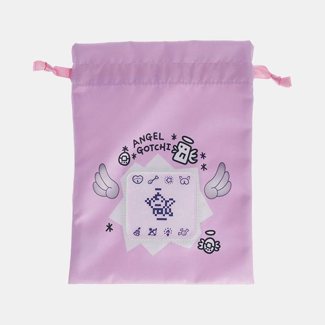 [Bandai] Tamagotchi Tenshichi Pink Drawstring Pouch