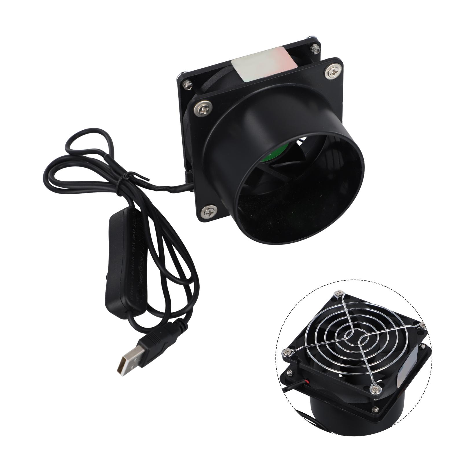 

Air Circulation Fan ESD Fume Extractor Efficient Oil Bearings Sturdy And Practical USB Charging 3 Sizes Of Ducts only fan