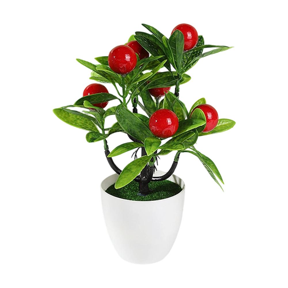 Lightweight Design Fruit Bonsai Artificial Bonsai Fake Potted Plant