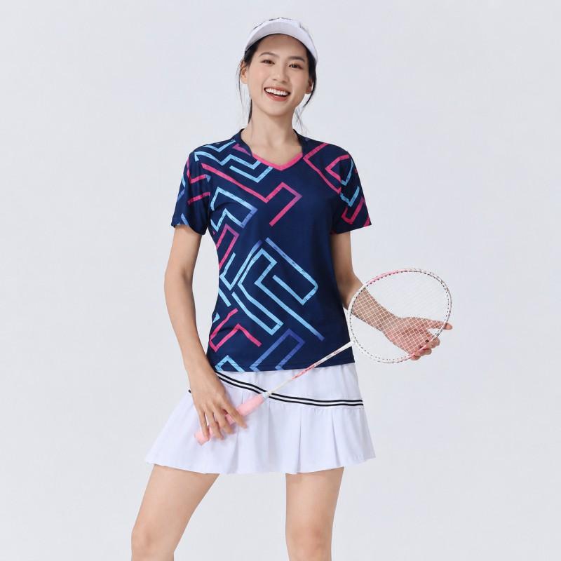 Quick-Dry Badminton Set Men Women Youth Sportswear Short Sleeve Top Shorts Skirt Training Competition Uniform