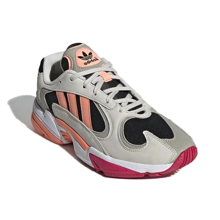 Adidas Yung-1 'Salmon' (Unisex) Core Black / Semi Coral / Raw White Chunky Sneakers EE5320