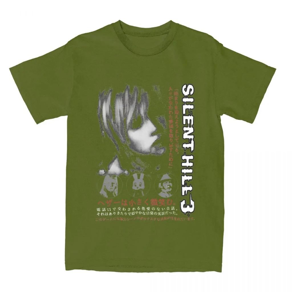 Novelty Horror Game Silent Hill 3 T Shirt Men Women's  Heather Mason Tees Shirt Summer Clothes