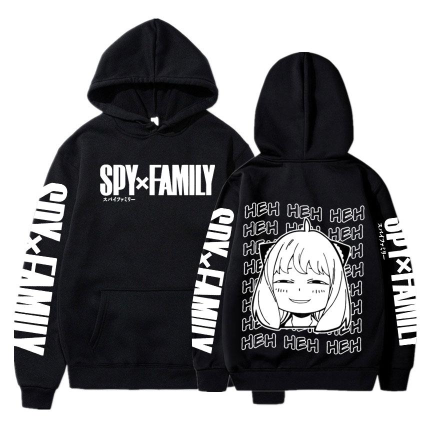 Funny Anime Spy X Family Anya Forger Kawaii Graphic Print Hooded Men Women Aesthetic Trendy Hoodies Sweatshirt Harajuku Pullover
