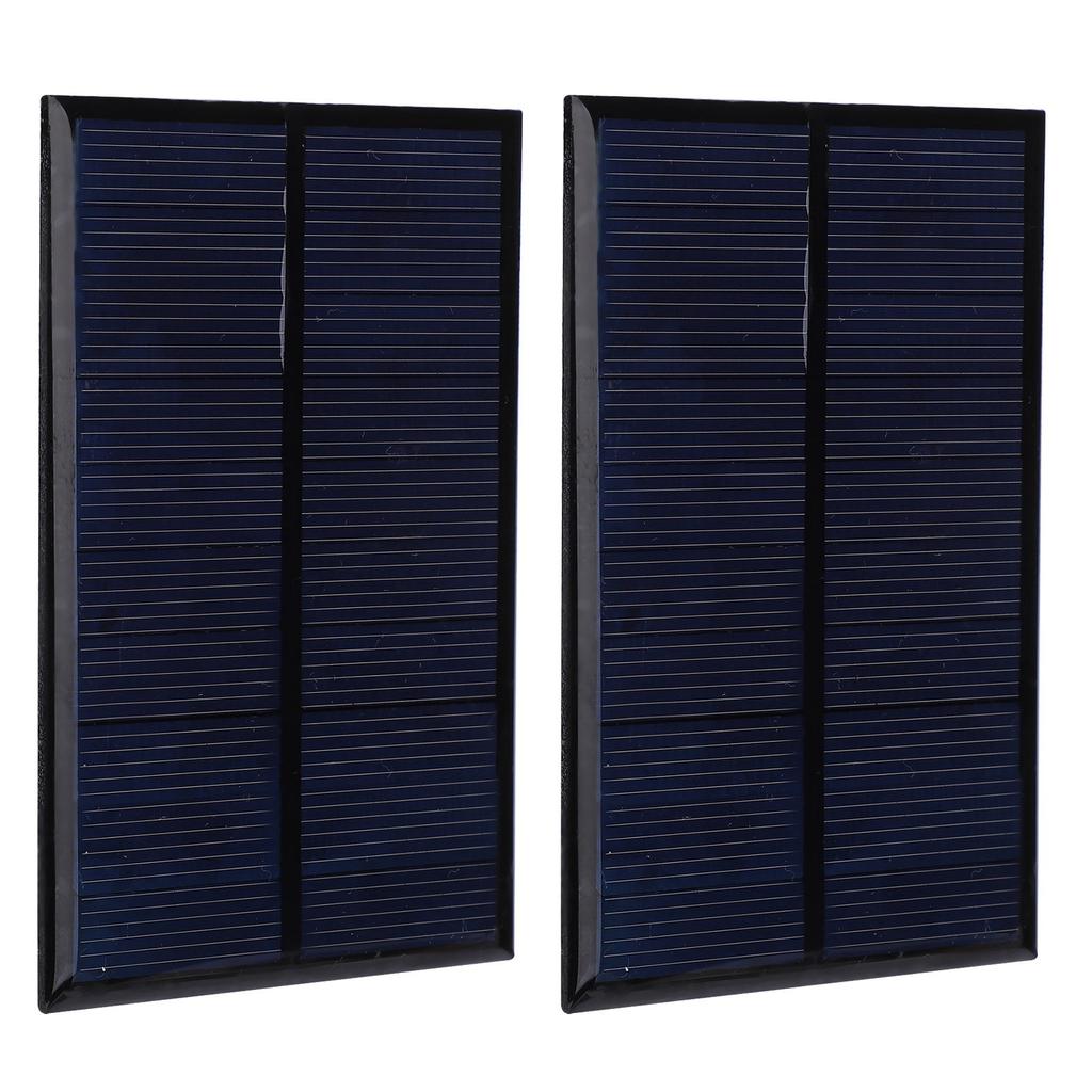 2Pcs Mini Solar Panel Epoxy Power Module Battery Polysilicon Industrial Supplies 5V 500MA