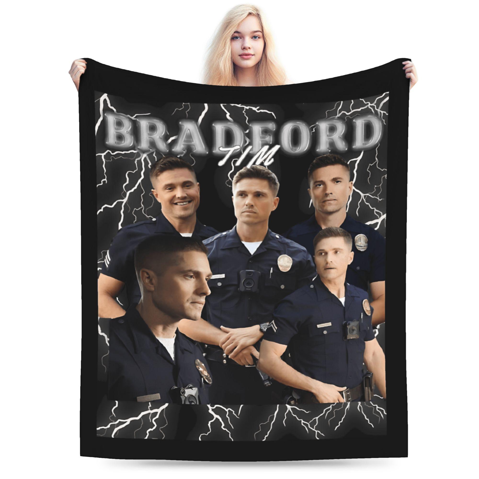 

Warm Soft BlanketKids Camping Tim B-Bradford Throw Blanket Flannel Bedspread For Bedroom Funny Sofa Bed Cover 75x90cm