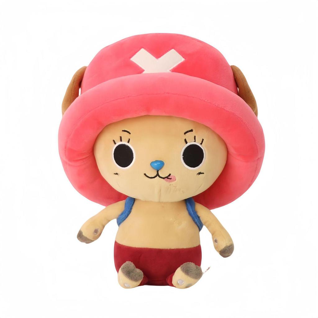 Genuine One Piece Luffy, Chopper, Zoro Plush Figures (20-30cm) - Anime Cartoon Dolls, Perfect Gifts