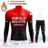 Winter Thermofleece Radtrikot Herren MTB Kleidung Mann 2026 Jacke Uniform Fahrradkleidung Komplettes Trikot Trägerhosen-Set