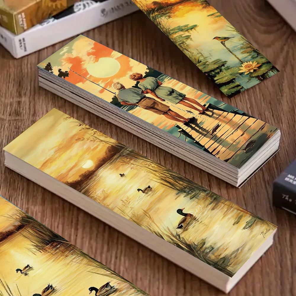 32pcs, Autumn Bookmarks, Suitable for Back-to-school Season, Christmas, Halloween, Teachers, Readers, and Birthdays.