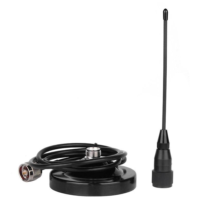 Keller-Kurzantenne + Saugfußmontage Autoantenne mit 1 Meter Leitung IPX7 Wasserdicht